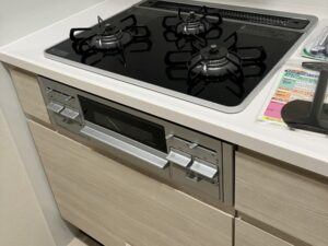 愛知キッチン取付け隊　ガスオーブンを後付　施工前